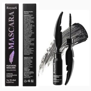 NIB RoyueS - Floating Feather Voluminzing Mascara (Black) .8 ml / 0.28 fl oz